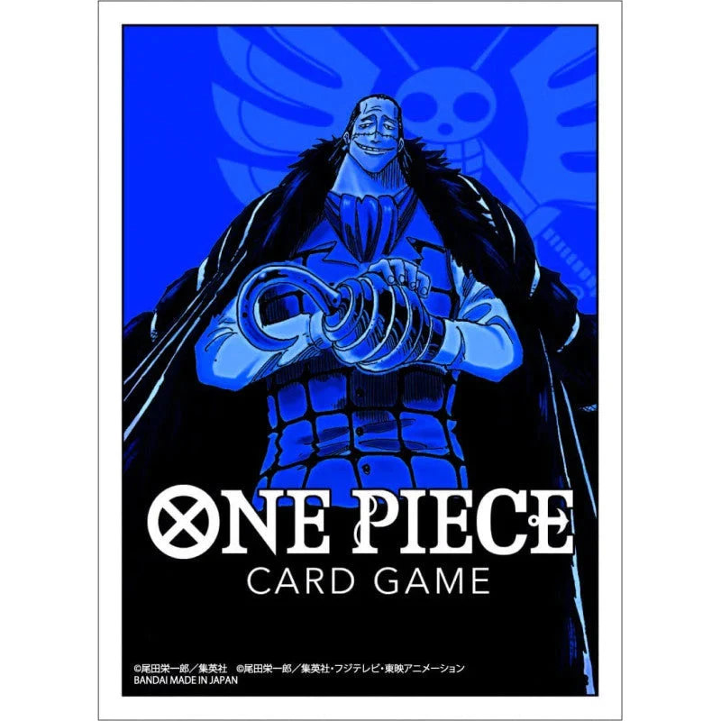 One Piece TCG Official Deck Sleeves Series 1 - Crocodile (blue) 1 One Piece TCG Official Deck Sleeves Series 1 - Crocodile (blue)