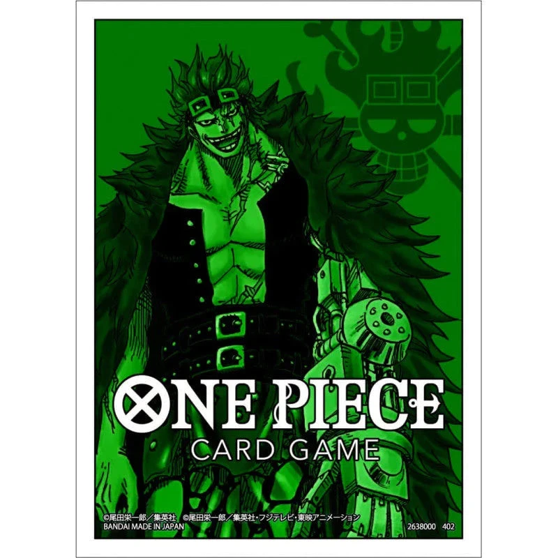 One Piece TCG Official Deck Sleeves Series 1 - Eustass "Captain" Kid (green) 1 One Piece TCG Official Deck Sleeves Series 1 - Eustass "Captain" Kid (green)