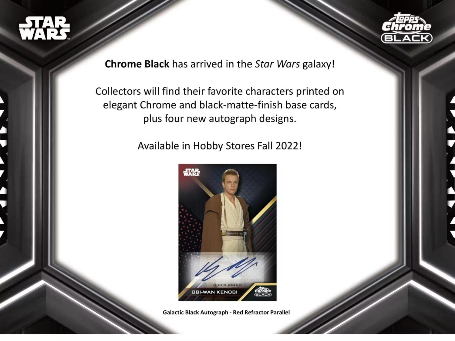 Topps Chrome Black Star Wars (2022) - Hobby Box 2 Topps Chrome Black Star Wars (2022) - Hobby Box - Image 2