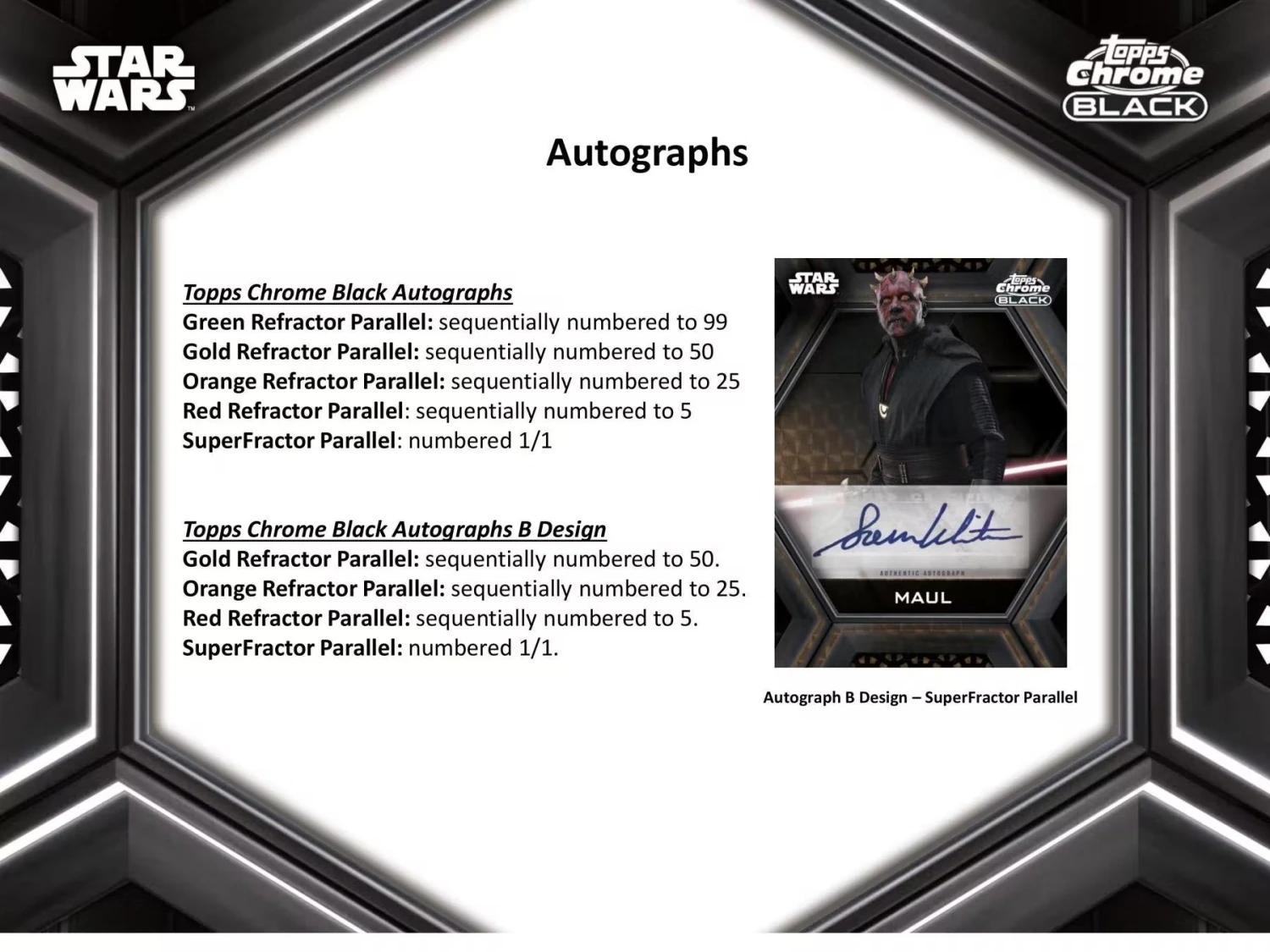 Topps Chrome Black Star Wars (2022) - Hobby Box 4 Topps Chrome Black Star Wars (2022) - Hobby Box - Image 4