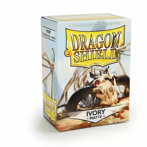 Dragon Shield Deck Sleeves - Matte Ivory (100ct) 1 Dragon Shield Deck Sleeves - Matte Ivory (100ct)