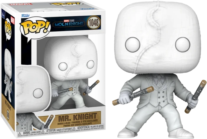Funko Pop! Vinyl Figure - Marvel Moon Knight (TV) - Mr Knight #1048 2 Funko Pop! Vinyl Figure - Marvel Moon Knight (TV) - Mr Knight #1048 - Image 2