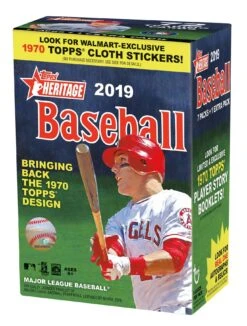 2019 Topps Heritage MLB Baseball Cards - Blaster Box (Walmart Exclusive)