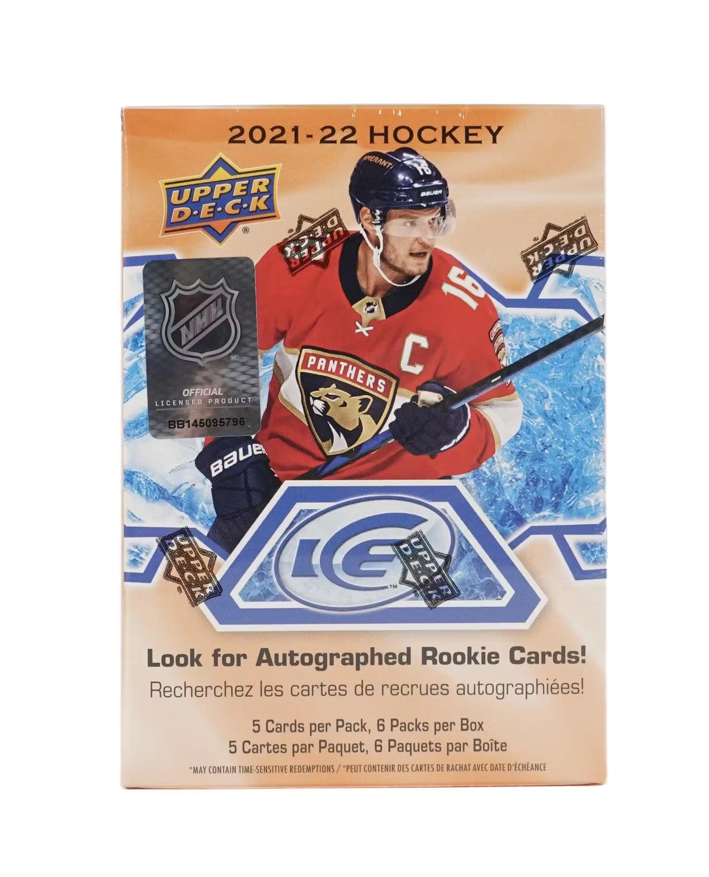 2021-22 Upper Deck ICE NHL Hockey - Blaster Box 1 2021-22 Upper Deck ICE NHL Hockey - Blaster Box