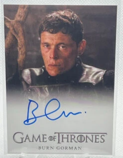 Burn Gorman "Karl Tanner" - 2014 Rittenhouse Game Of Thrones Season 7 Autograph