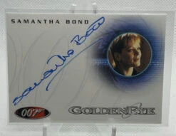 Samantha Bond "Miss Moneypenny" - 2010 Rittenhouse James Bond Heroes & Villains Autograph #A127