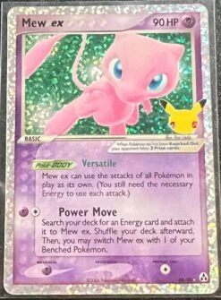 Mew EX - Pokemon Celebrations Classic Collection Holo Foil Rare #88/92