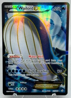 Wailord EX - Pokemon Primal Clash Holo Ultra Rare Full Art #147/160