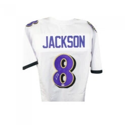 Lamar Jackson Autographed Ravens Football Jersey W/ COA
