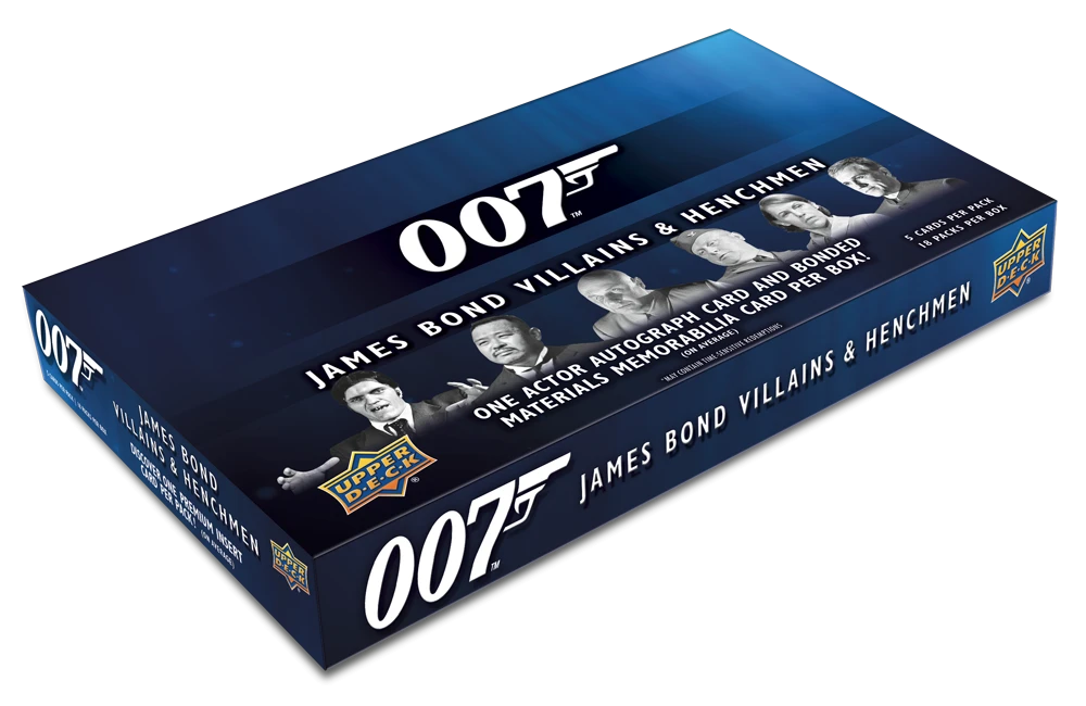 James Bond 007 Villains & Henchmen (2021 Upper Deck) - Hobby Box 1 James Bond 007 Villains & Henchmen (2021 Upper Deck) - Hobby Box