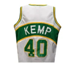 Shawn Kemp Authographed Supersonics Basketball Jersey W/ COA