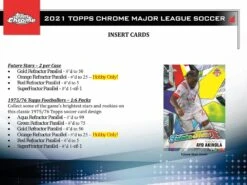 2021 Topps Chrome MLS Soccer Cards - Hobby Box 11 2021 Topps Chrome MLS Soccer Cards - Hobby Box -Card Game Store mls chrome 3