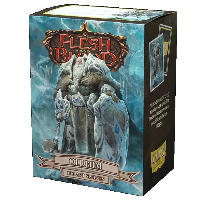 Dragon Shield Deck Sleeves - Matte Art - Flesh And Blood Oldhim (100ct) 2 Dragon Shield Deck Sleeves - Matte Art - Flesh And Blood Oldhim (100ct) - Image 2