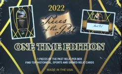 2022 Super Break Pieces Of The Past One Time Edition Trading Cards - Hobby Box