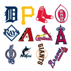 MLB Teams 30pc Sticker Collection -Card Game Store product image 1452285795