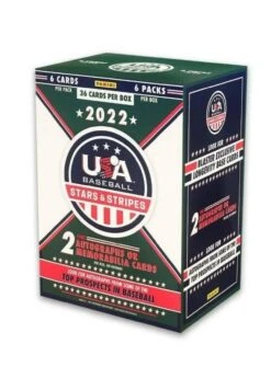 2022 Panini USA Stars & Stripes Baseball Cards - Blaster Box