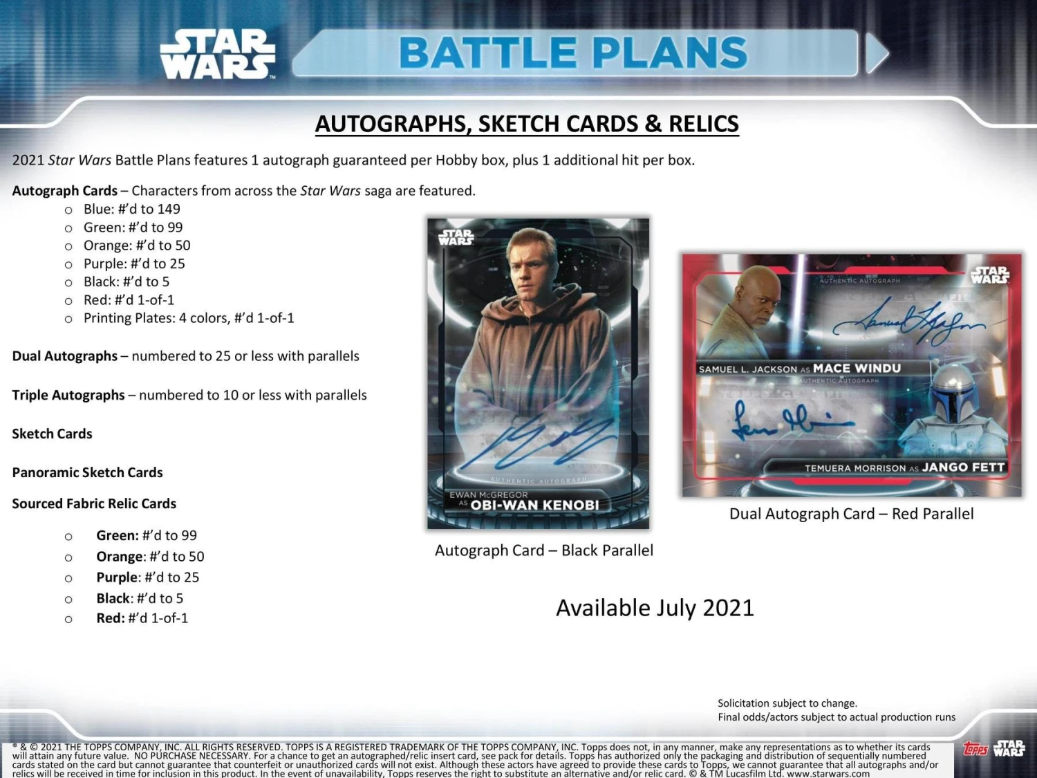 Topps Star Wars Battle Plans (2021) - Hobby Box 5 Topps Star Wars Battle Plans (2021) - Hobby Box - Image 5