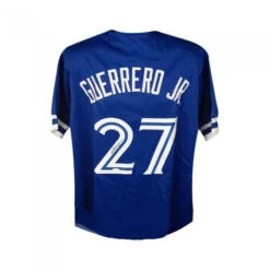 Vladimir Guerrero Jr Autographed Blue Jays Baseball Jersey W/ COA
