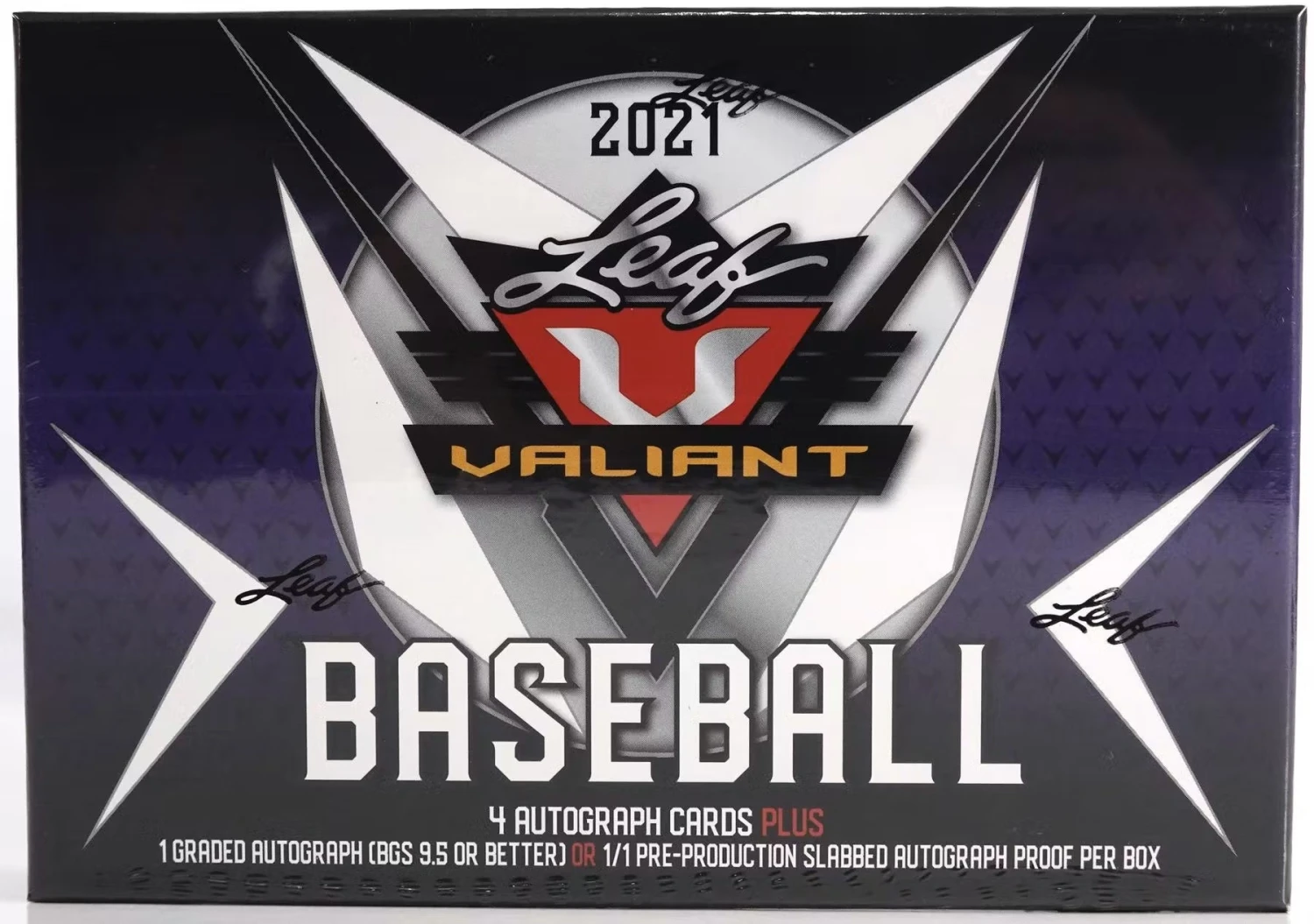 2021 Leaf Valiant MLB Baseball Cards - Hobby Box 1 2021 Leaf Valiant MLB Baseball Cards - Hobby Box