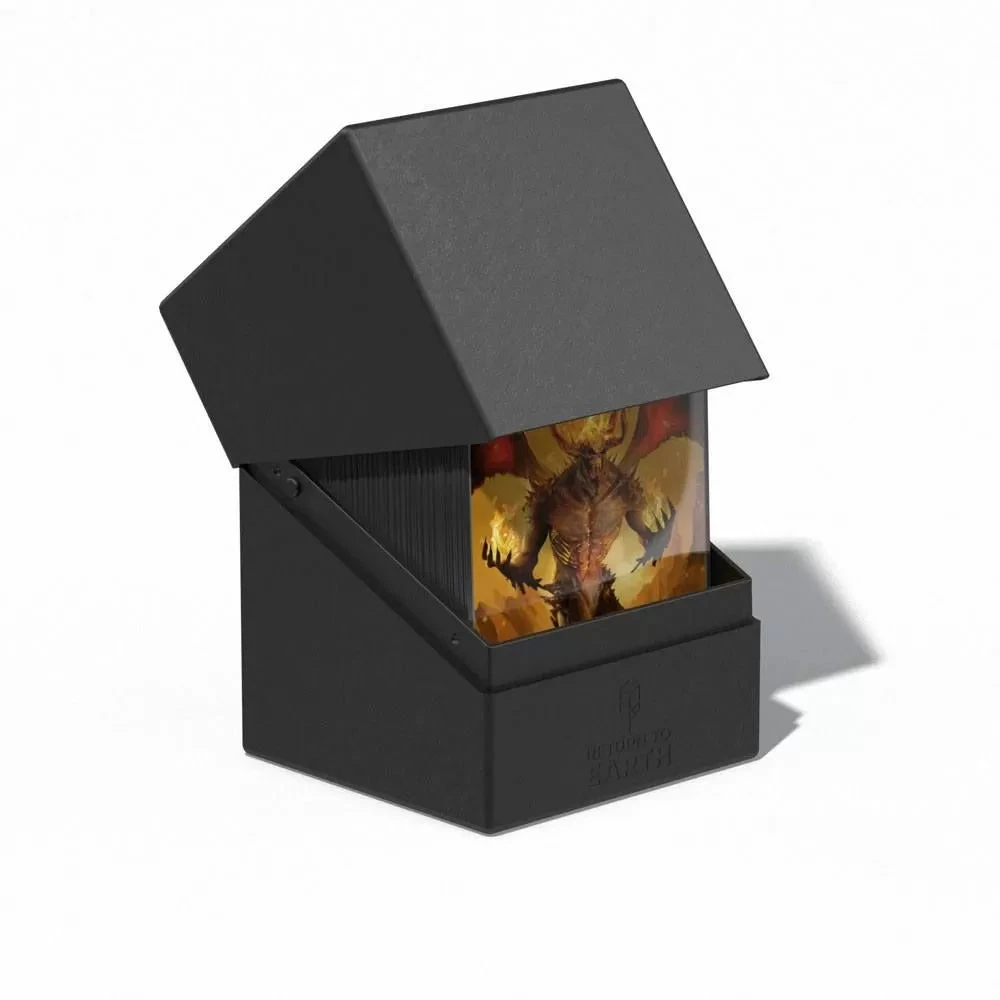 Ultimate Guard Return To Earth Boulder 100+ Deck Box Black 2 Ultimate Guard Return To Earth Boulder 100+ Deck Box Black - Image 2