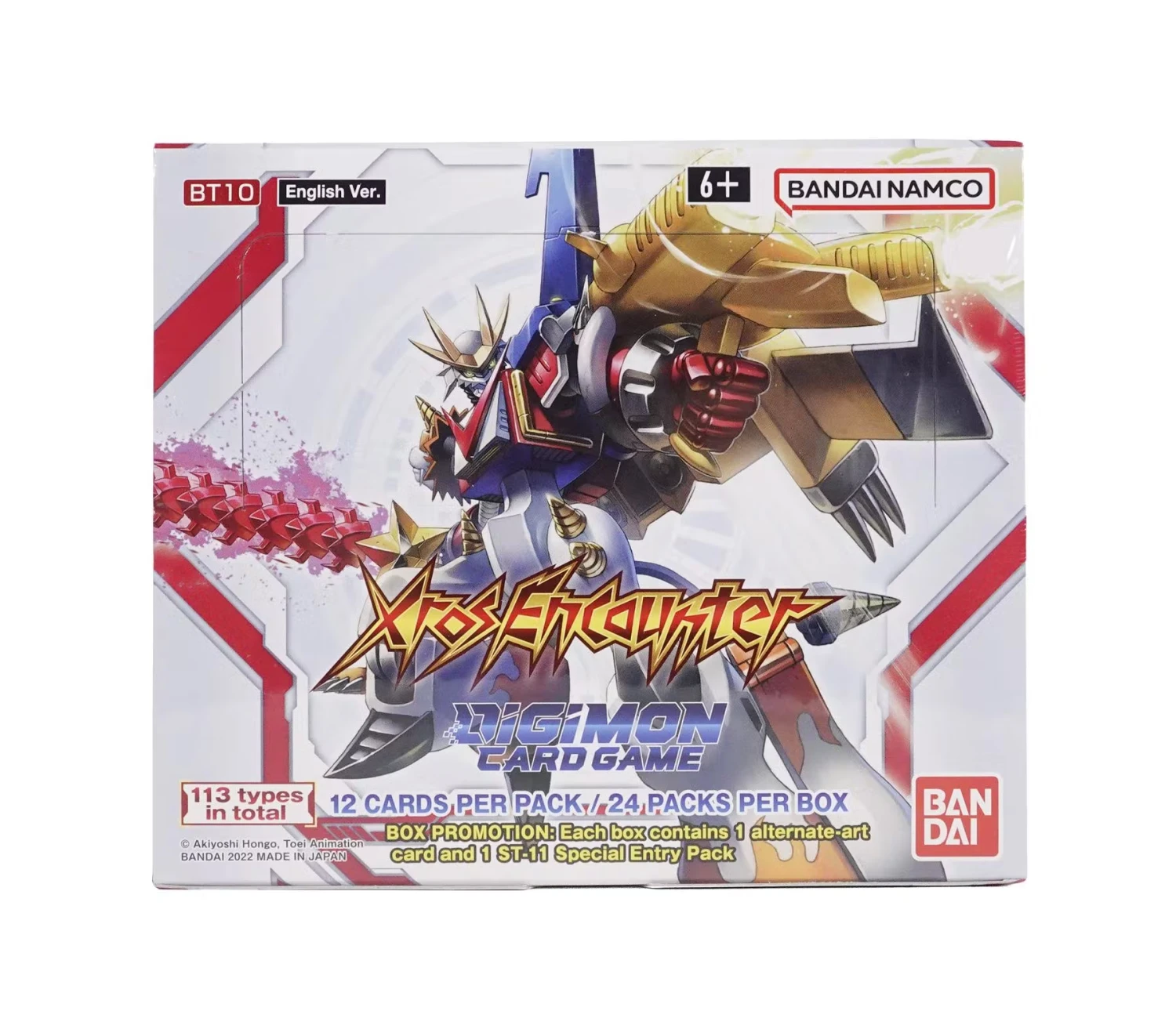 Digimon Card Game BT10 Xros Encounter - Booster Box (24ct) 1 Digimon Card Game BT10 Xros Encounter - Booster Box (24ct)